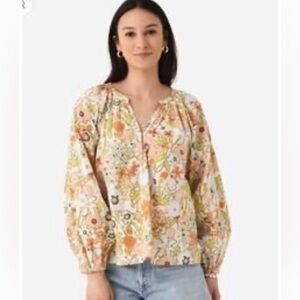 Cleobella Galenda Retro Floral Blouse L
